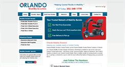 Desktop Screenshot of orlandomobilityscooters.com